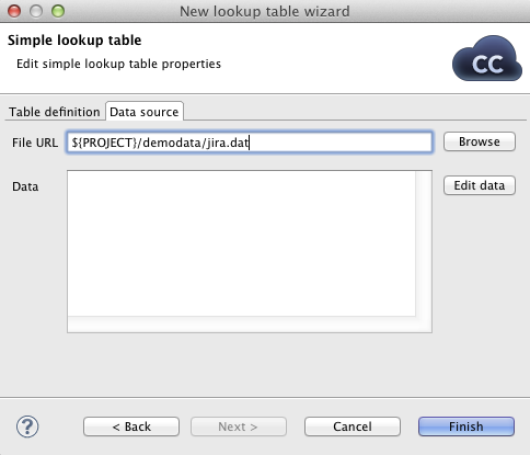 Simple Lookup Table Wizard with File URL